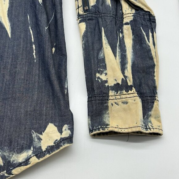 The Heritage by America Denim Distillery 1776 Size 2XL Acid Wash Denim Shirt NWT - Picture 9 of 11